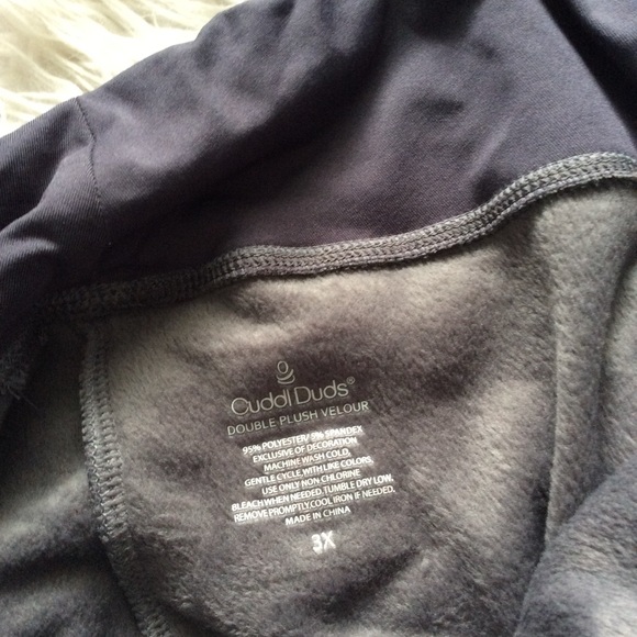Cuddl Duds Women's Grey Pants - Picture 4 of 4